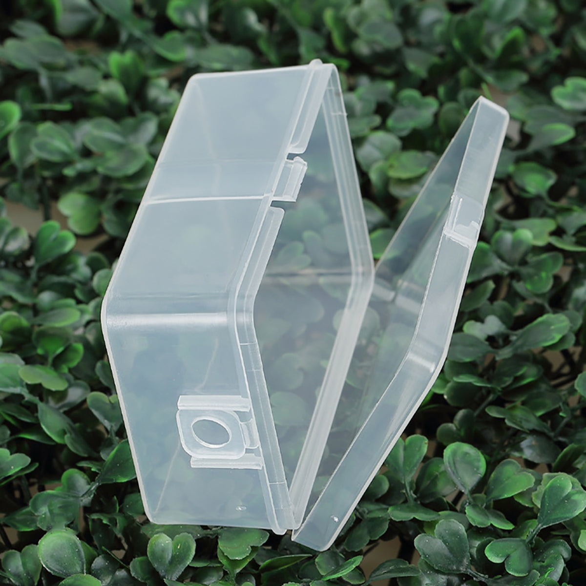 12 Pack Rectangle Plastic Clear Storage Containers Box (3.23 x 2.09 x 1.3 Inch)