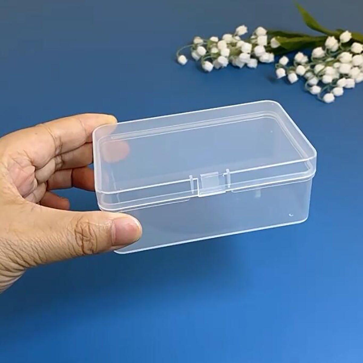 12 Pieces Clear Plastic Beads Storage Containers Box (4.13 x 2.56 x 1.58 Inch)