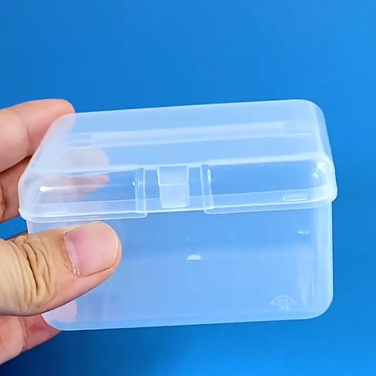 12 Pack Rectangular Clear Plastic Storage Containers (3.23 x 2.44 x 1.85 Inch)