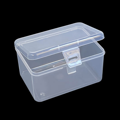 6 Pack Clear Plastic Beads Storage Containers Box (4.61 x 3.23 x 2.56 inch)