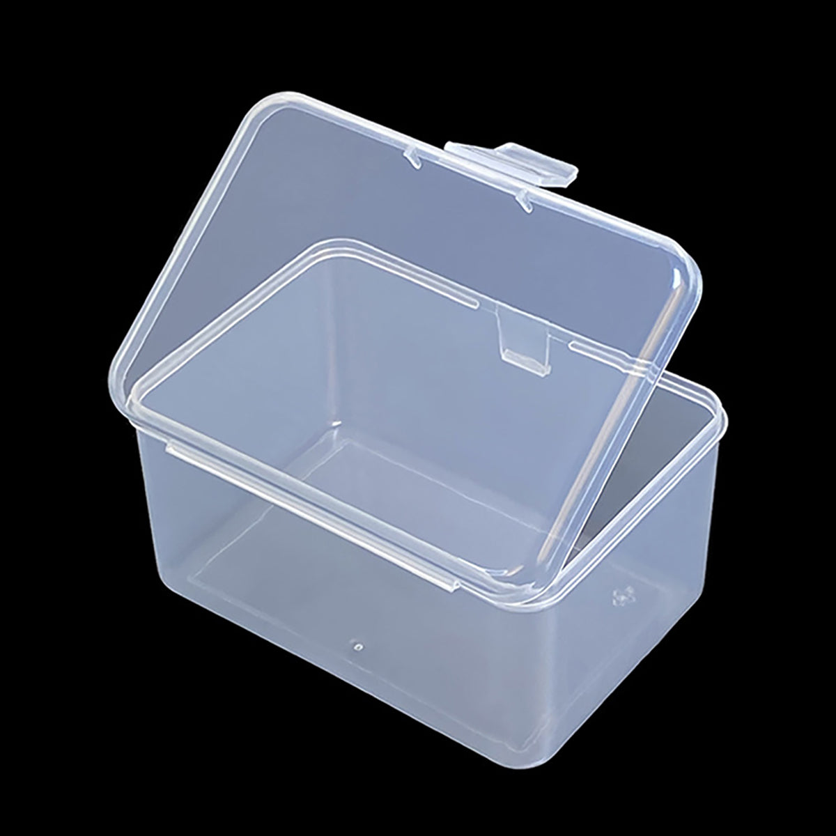 6 Pack Clear Plastic Beads Storage Containers Box (4.61 x 3.23 x 2.56 inch)