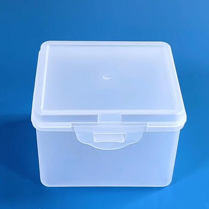 12 Pieces Rectangular Clear Plastic Organizer Storage Box Containers (3.86 x 3.47 x 2.76 Inch)