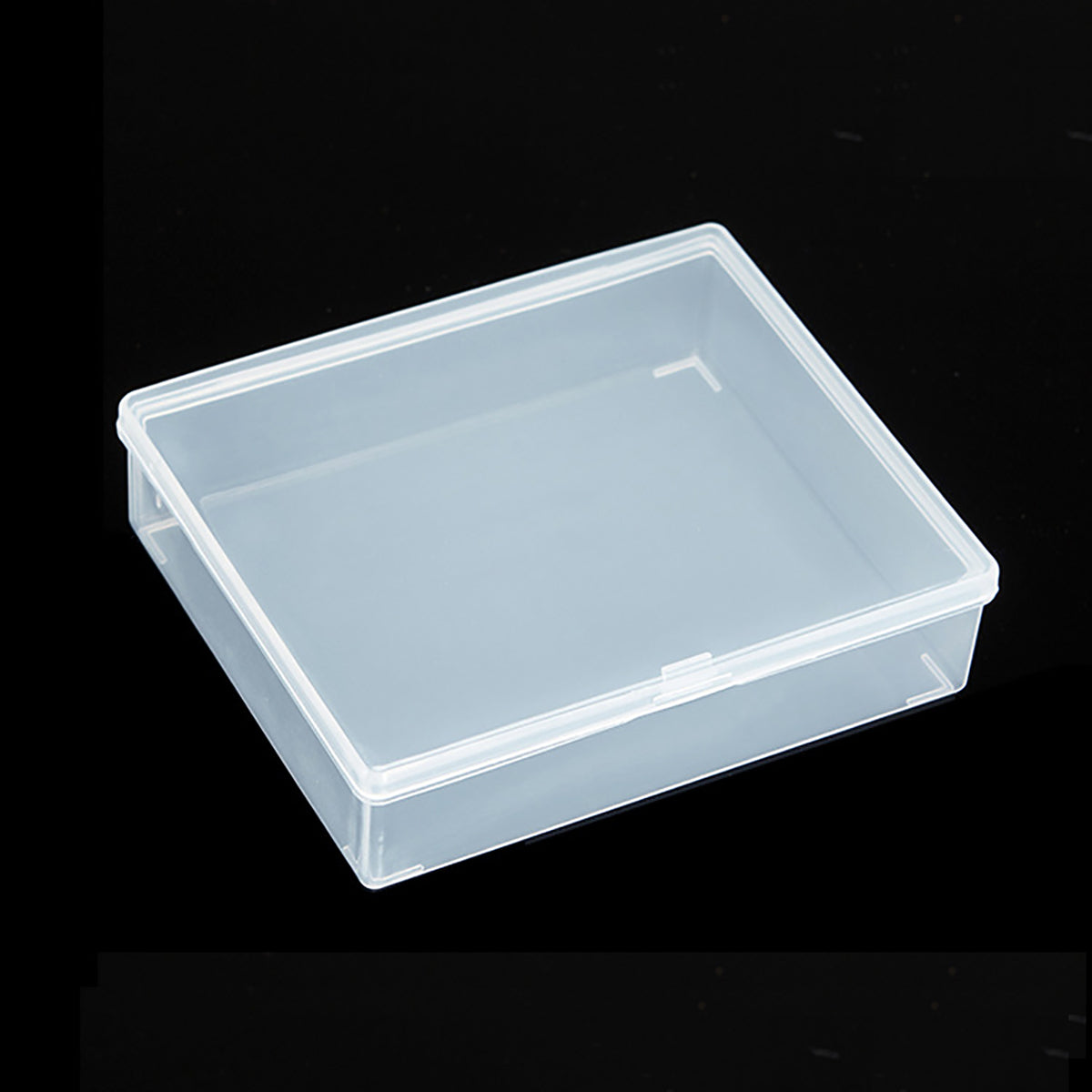 12 Pack Rectangular Clear Plastic Organizer Storage Box Containers (3.98 x 3.35 x 1.06 Inch)