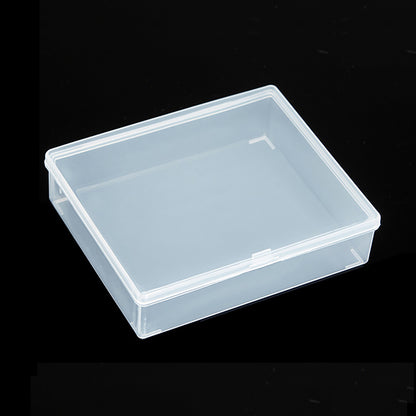 12 Pack Rectangular Clear Plastic Organizer Storage Box Containers (3.98 x 3.35 x 1.06 Inch)