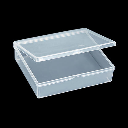 12 Pack Rectangular Clear Plastic Organizer Storage Box Containers (3.98 x 3.35 x 1.06 Inch)