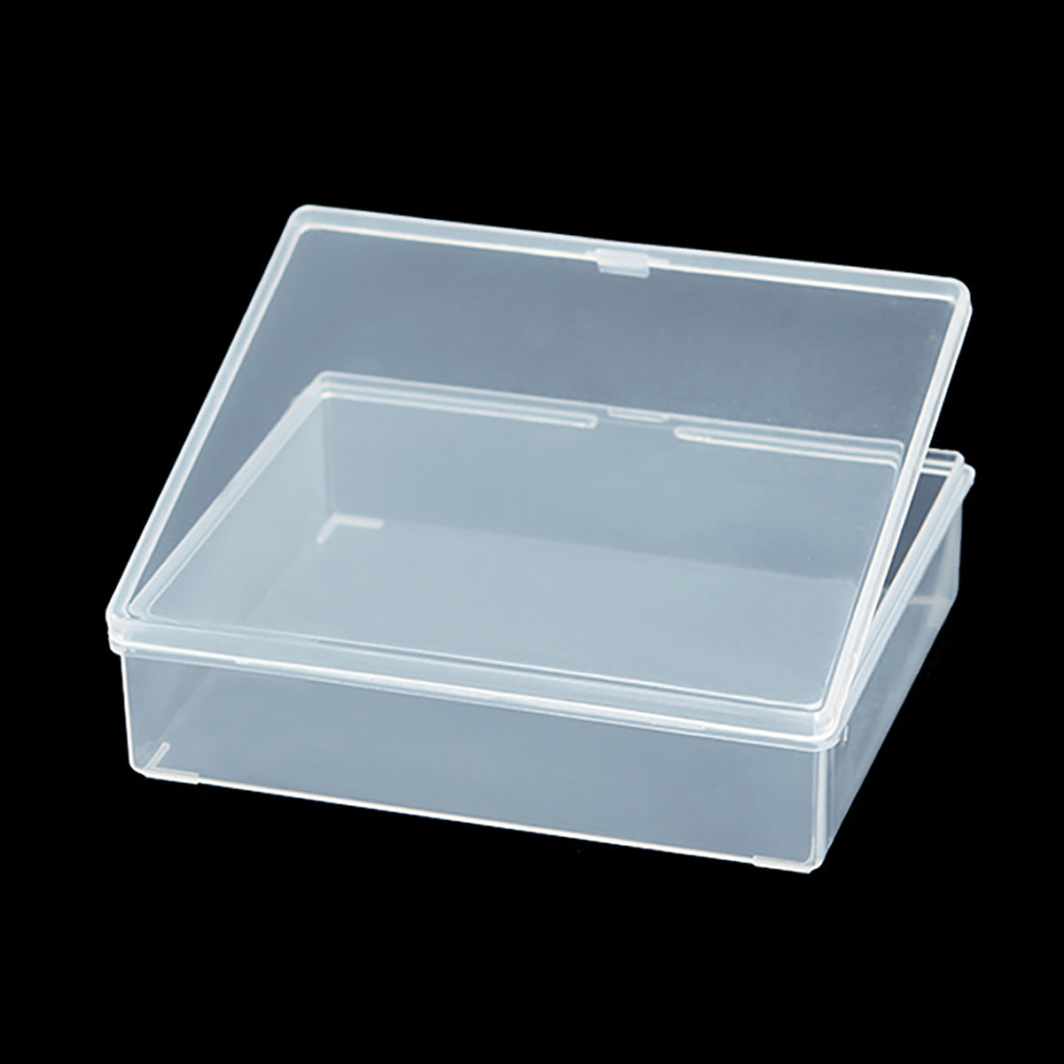 12 Pack Rectangular Clear Plastic Organizer Storage Box Containers (3.98 x 3.35 x 1.06 Inch)