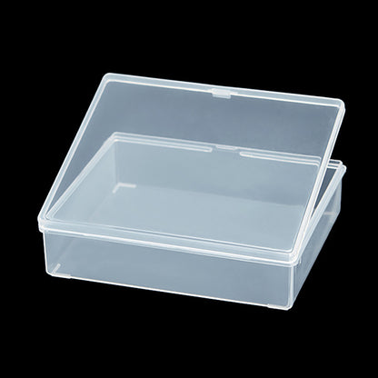 12 Pack Rectangular Clear Plastic Organizer Storage Box Containers (3.98 x 3.35 x 1.06 Inch)