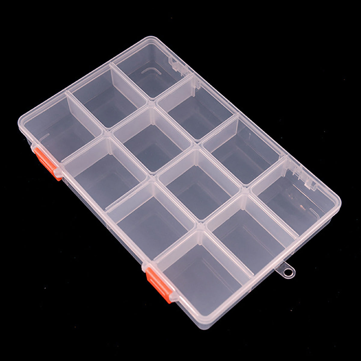 Clear Bead Storage Containers with Adjustable Dividers  (12 Grids-2 Pack)