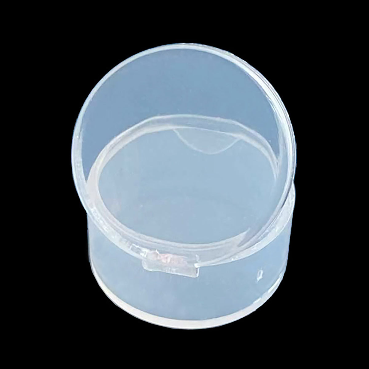 24 Pack Small Round Plastic Containers (0.55 x 0.35 Inch) -0.034 oz
