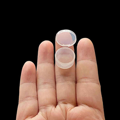 24 Pack Small Round Plastic Containers (0.55 x 0.35 Inch) -0.034 oz