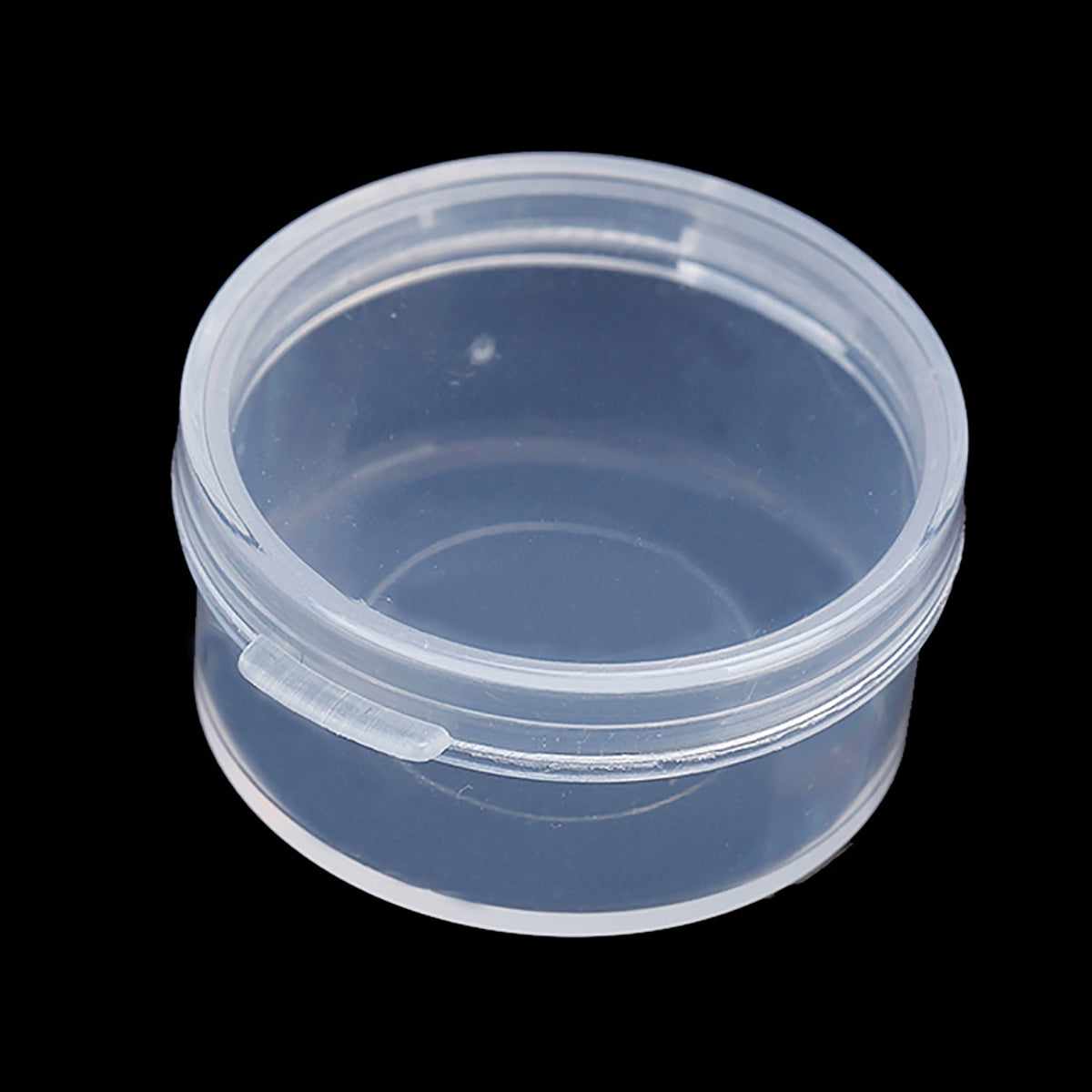 24 Pack 0.17 oz Round Plastic Containers-(D1.06 x H0.55 inch)