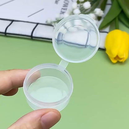 24 PACK Small Transparent Plastic Bead Organizers-0.24 oz