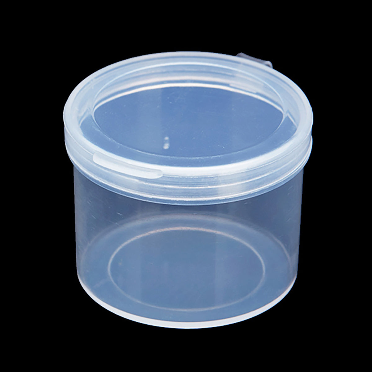 24 PCS Clear Round Plastic Organizer Box (1.42 x 1.18 inch)-0.67 oz