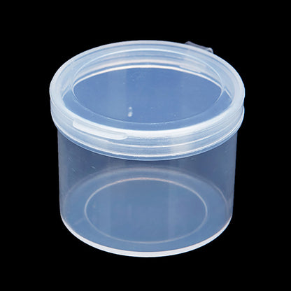 24 PCS Clear Round Plastic Organizer Box (1.42 x 1.18 inch)-0.67 oz