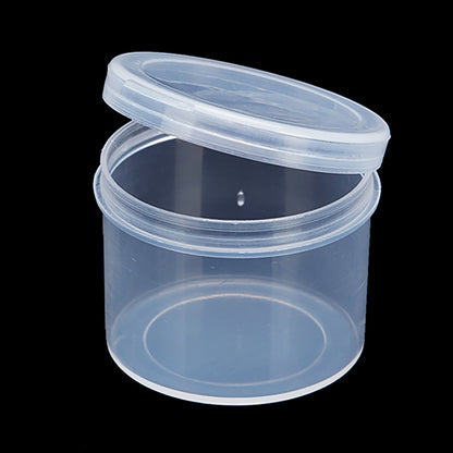24 PCS Clear Round Plastic Organizer Box (1.42 x 1.18 inch)-0.67 oz
