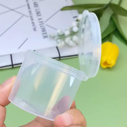 12 pcs Small Round Plastic Containers D1.89 x H1.65 Inch-1.7 oz