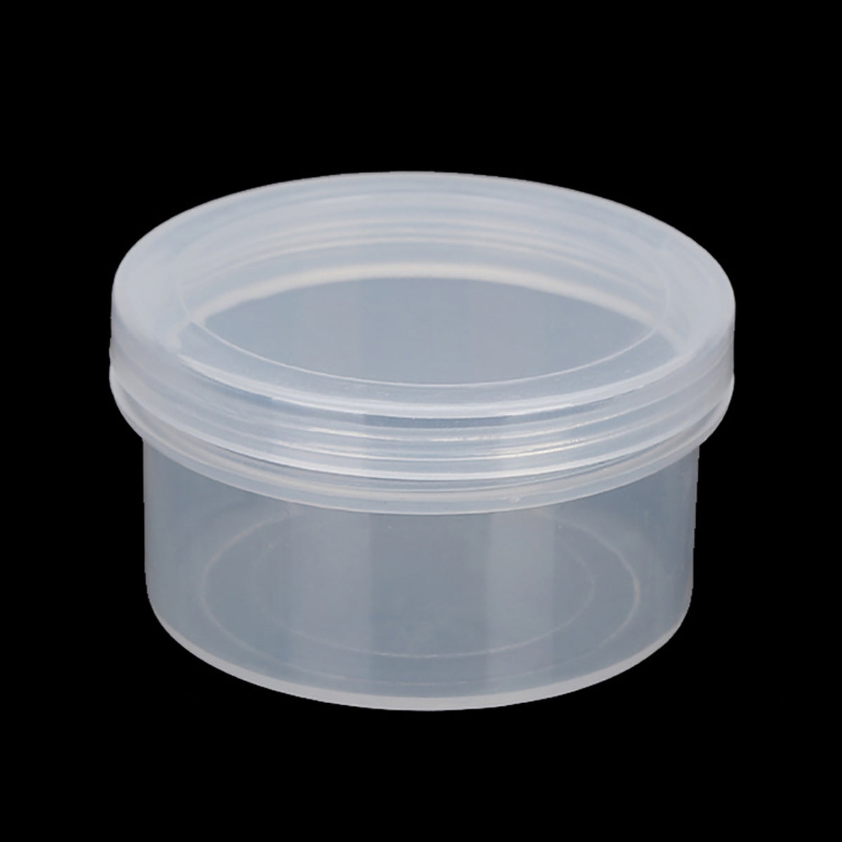 12 Pack 1.01 oz Round Plastic Containers