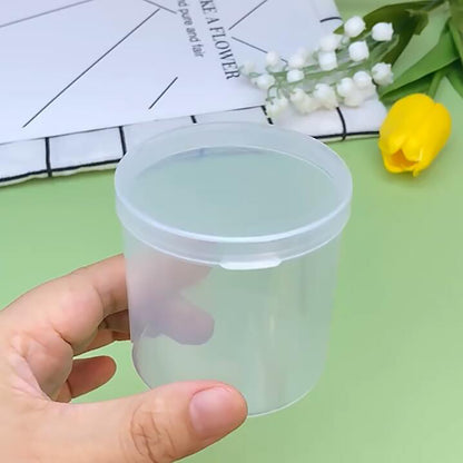12 Pcs Clear Storage Box Round Organizer