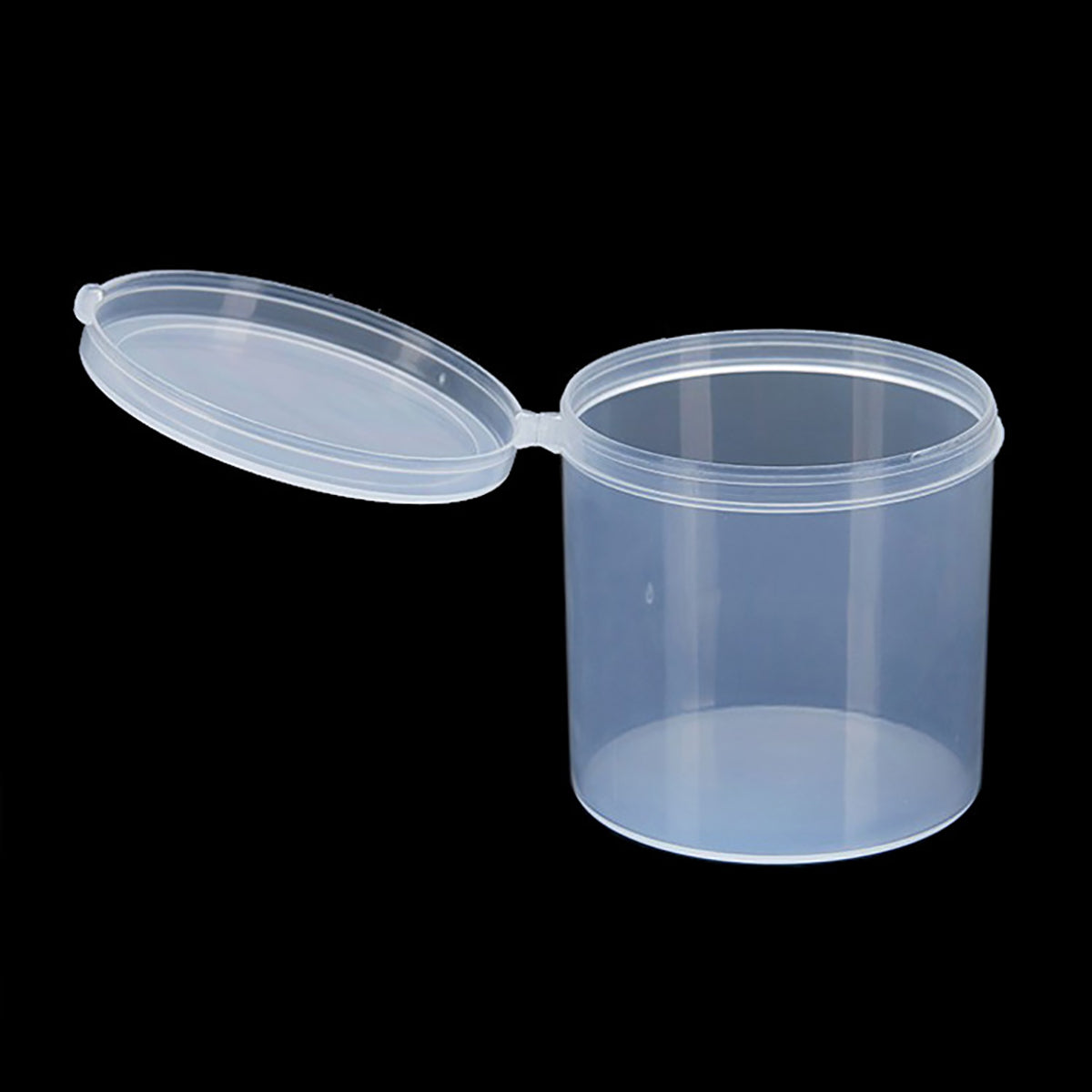 12 Pcs Clear Storage Box Round Organizer