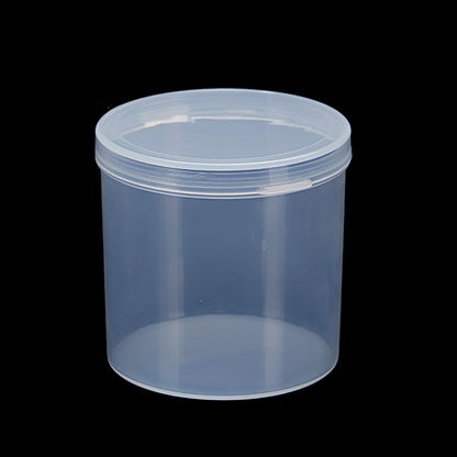 12 Pcs Clear Storage Box Round Organizer