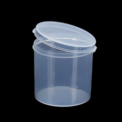12 Pcs Clear Storage Box Round Organizer