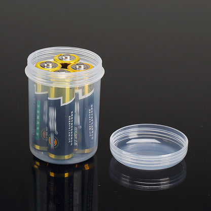 12 Pcs 50ml Clear Plastic Round Beads Storage Containers Box