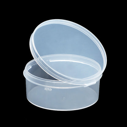 12 Pcs Clear Plastic Round Storage Jars, 1.7 oz D/2.32 x H/1.02 Inch
