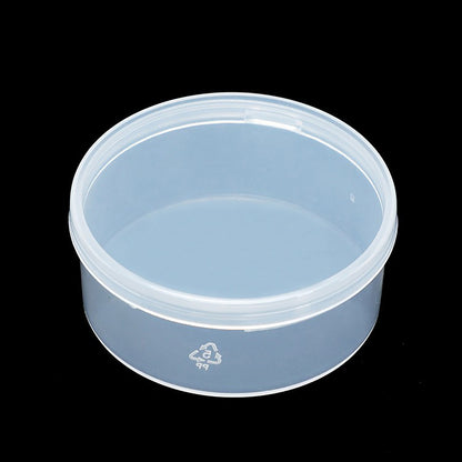 12 Pcs Clear Plastic Round Storage Jars, 1.7 oz D/2.32 x H/1.02 Inch