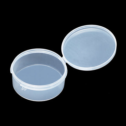 12 Pcs Clear Plastic Round Storage Jars, 1.7 oz D/2.32 x H/1.02 Inch