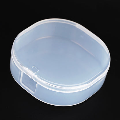 12 PACK 1.69 oz Empty Round Transparent Plastic Bead Jar (2.76 x H0.91 inch)