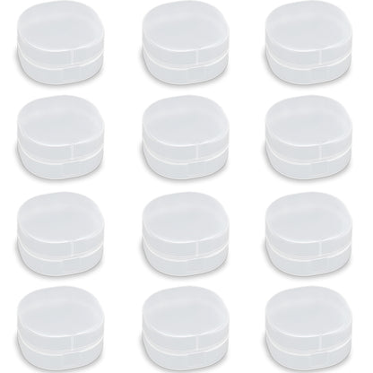 3.04 oz Round Plastic Containers Clear Plastic Round Storage Jars