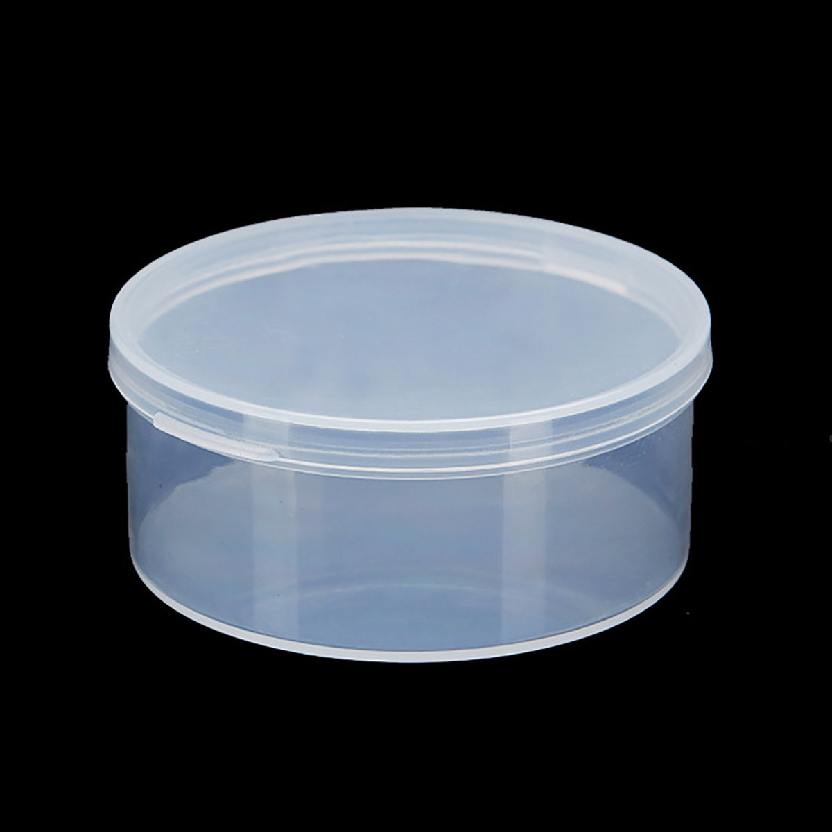 Clear Round Plastic Containers 2.7 oz - 12 PCS