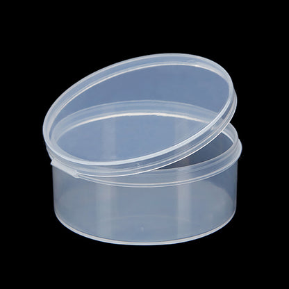 Clear Round Plastic Containers 2.7 oz - 12 PCS
