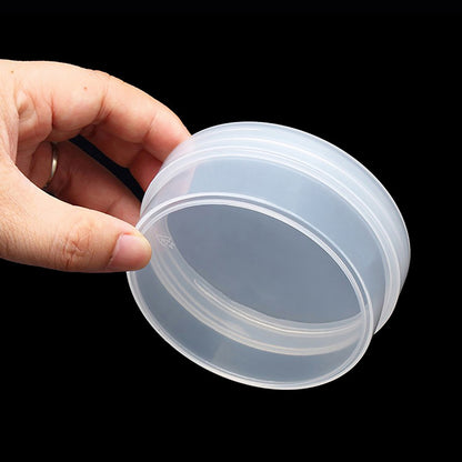 12 Pcs 4.05 oz Round Plastic Containers