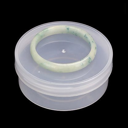 6 Pcs 7.44 oz Clear Plastic Round Storage Jars