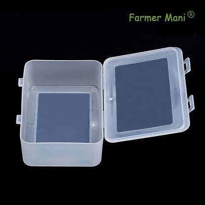 Clear Plastic Storage Containers Box with Lid (5.04x3.5x1.69 inch, 2 Pack)