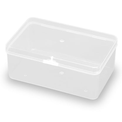 2 Packs Small Transparent Plastic Storage Case (6.69x4.06x2.76 in)