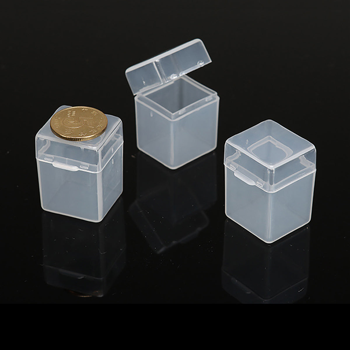 12 Pcs Square Bead Organizers (0.98 x 0.95 x 1.38 Inch)