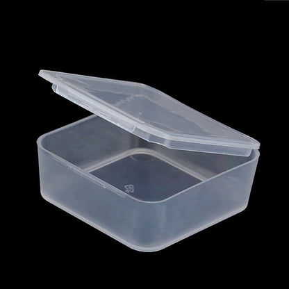 Square Mini Plastic Storage Containers (1.54 x 1.54 x 0.63 inch), 12 Pack