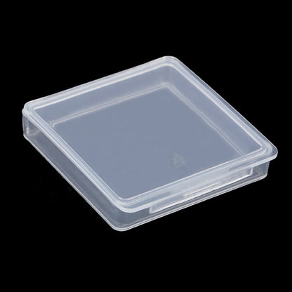 12 Pieces Square Clear Plastic Storage Containers (1.85 x 1.85 x 0.32 inch)