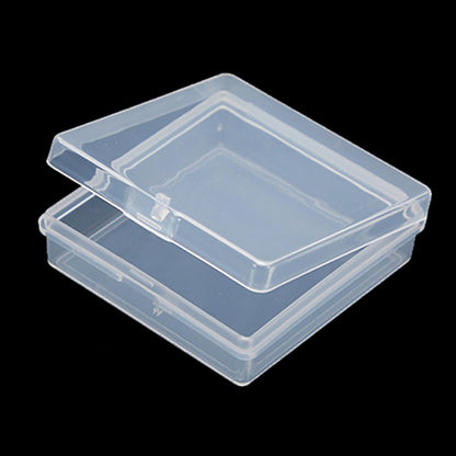 12 Pack Clear Square Plastic Beads Storage - 2.13 x 2.09 x 0.67 Inch