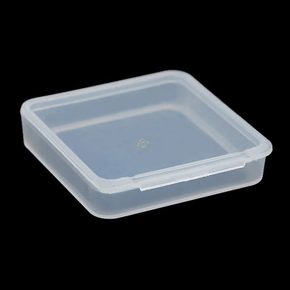 Square Clear Craft Supply Case (2.13 x 2.13 x 0.47 Inches)