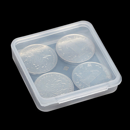 Square Clear Craft Supply Case (2.13 x 2.13 x 0.47 Inches)