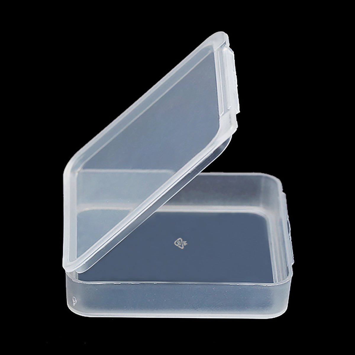 Square Clear Craft Supply Case (2.13 x 2.13 x 0.47 Inches)