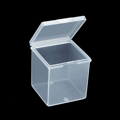 12 Pcs Square Clear Plastic Beads Storage Containers Box (2.05 x 2.05 x 2.28 Inch)