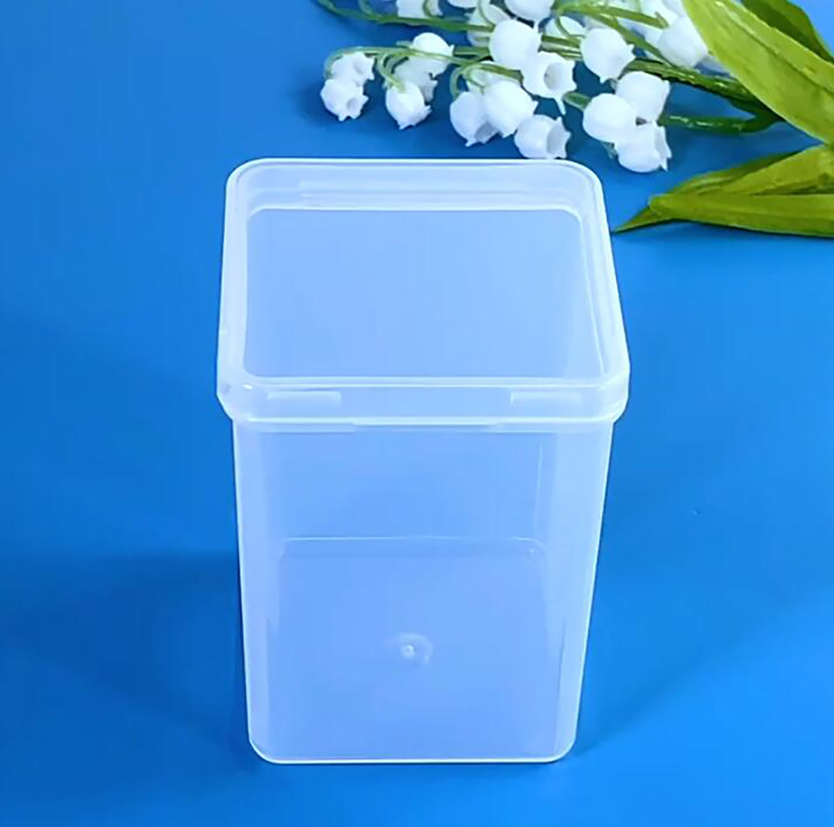 Square Clear Plastic Storage Containers (2.05 x 2.05 x 3.19 inch)