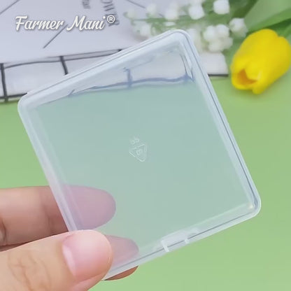 Square Plastic Storage Containers (2.4 x 2.24 x 0.67 inch) - 24 Pack
