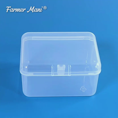 12 Pack Rectangular Clear Plastic Storage Containers (3.23 x 2.44 x 1.85 Inch)